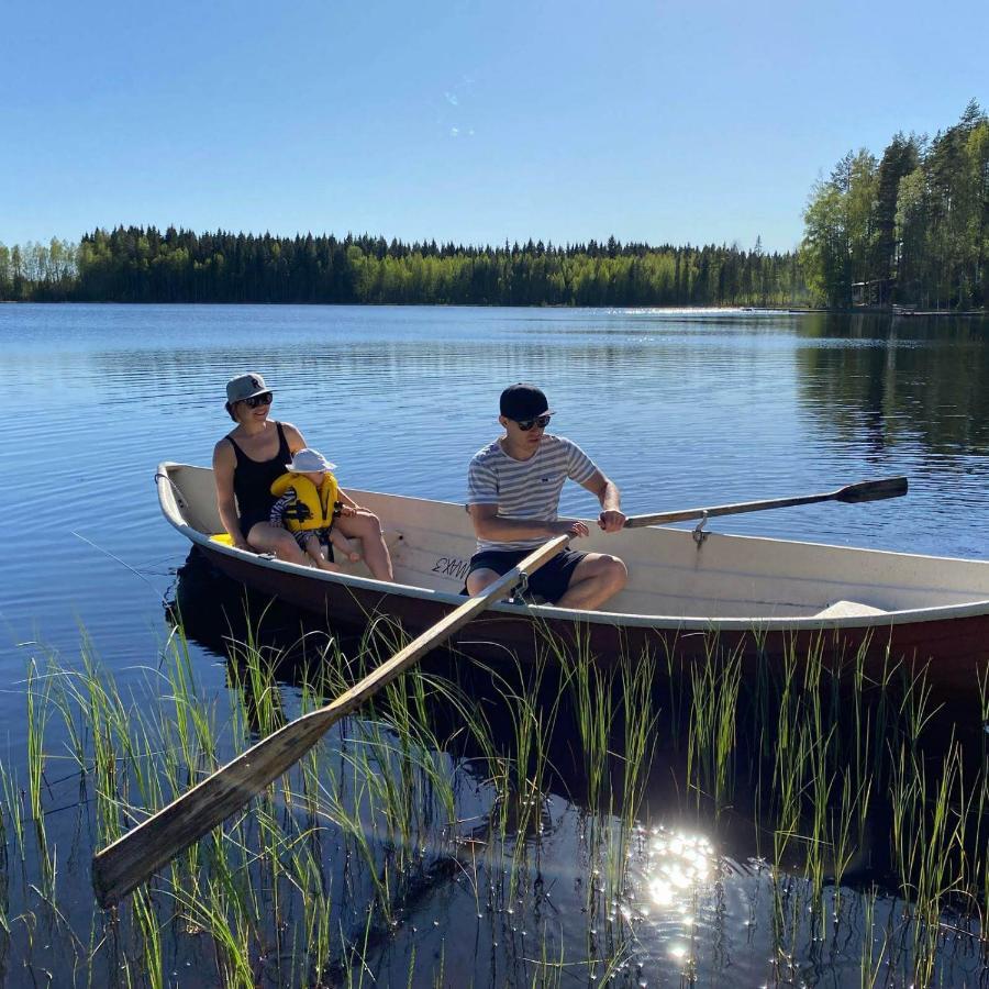 Private Lakeside Holiday Property In Nature Kankaanpää Exterior foto