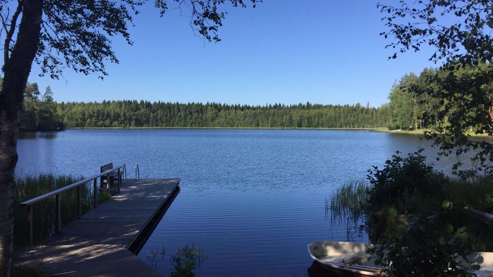 Private Lakeside Holiday Property In Nature Kankaanpää Exterior foto